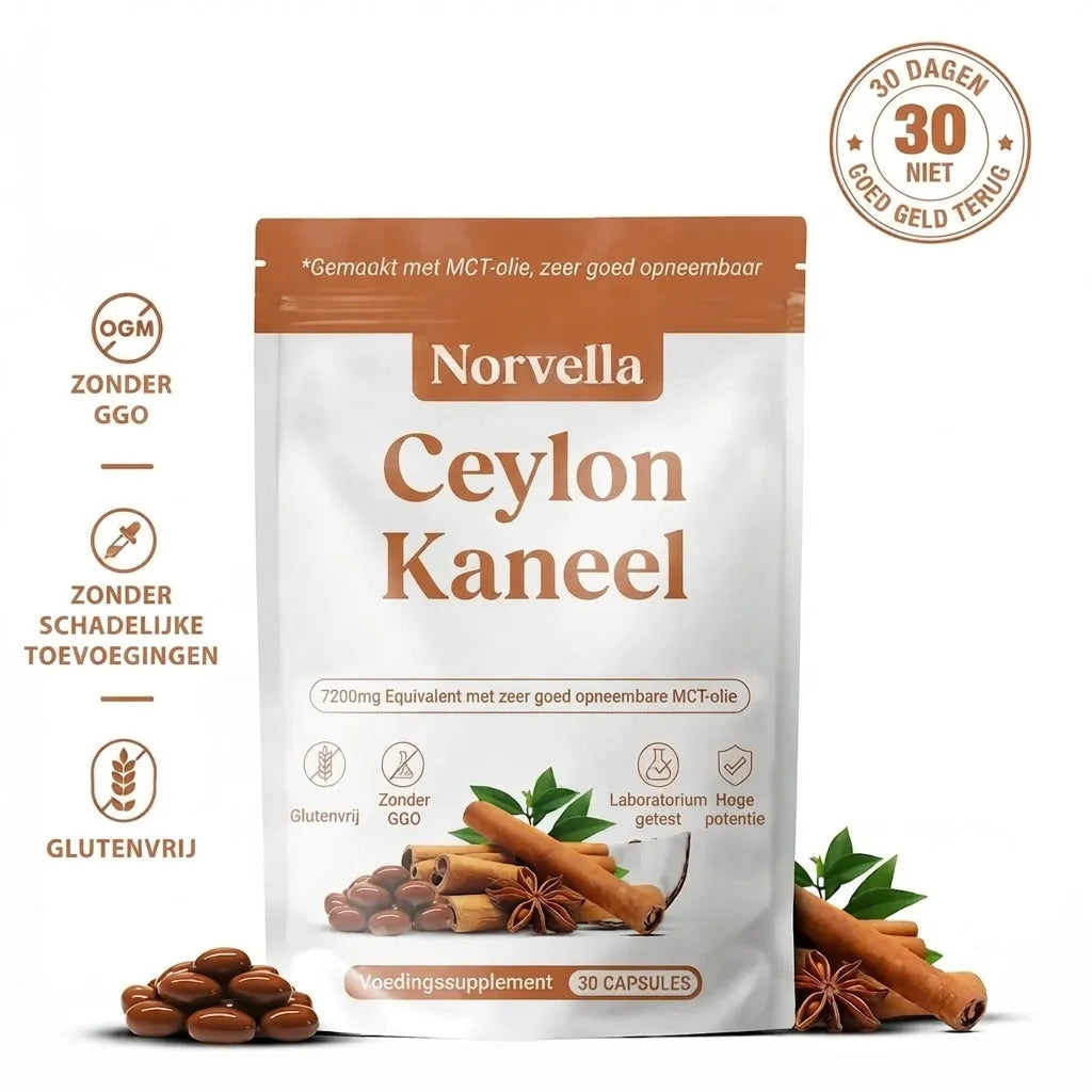 Ceylon-kaneel 12:1 + MCT-olie | Norvella